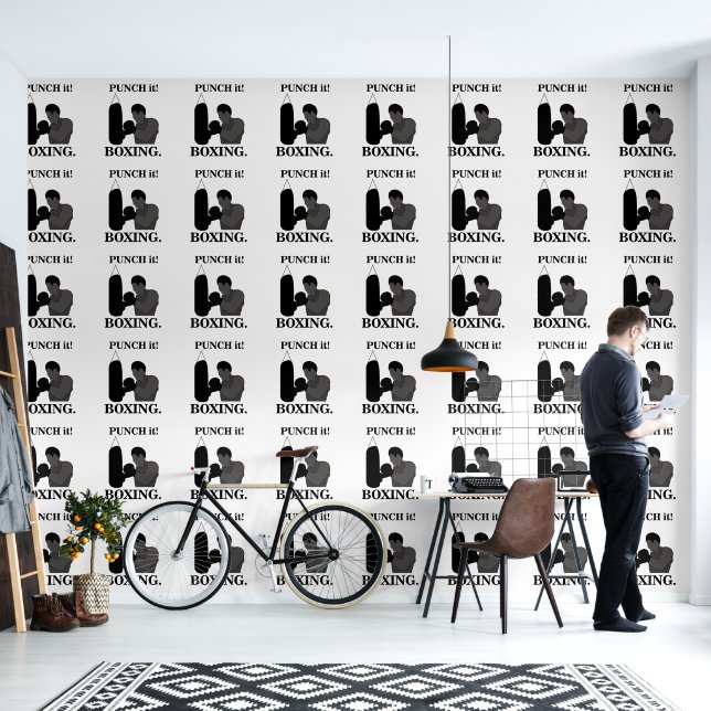 Boxen Sport Punch It Boxing Tapete (Wohnbereich)
