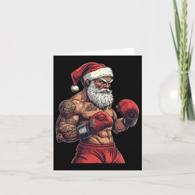 Boxen und Mixed Martial Arts von Santa Claus - Box Karte (Vorderseite)