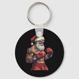 Boxen und Mixed Martial Arts von Santa Claus - Box Schlüsselanhänger