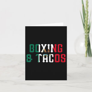 Boxen und Tacos Funny Mexico 2 Karte