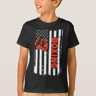 Boxen USA-Flagge MMA-Kämpfer Kickboxen Boxen für T-Shirt