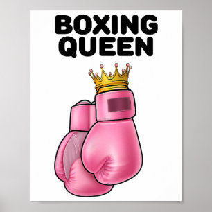 Boxen von Königinnen Frauen Boxermädchen Boxen 1 Poster