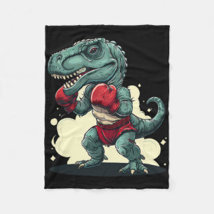 Boxender Dinosaur Boxer Dino Kickboxen T-Rex Boxen Fleecedecke