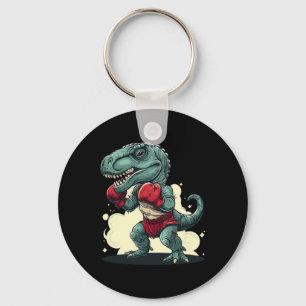 Boxender Dinosaur Boxer Dino Kickboxen T-Rex Boxen Schlüsselanhänger