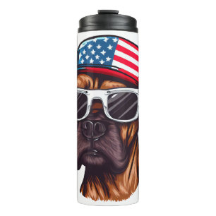 Boxer 4. Juli Party Thermosbecher