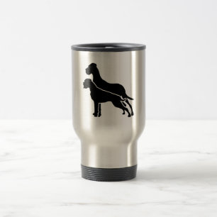 Boxer and Great Dane Reisebecher
