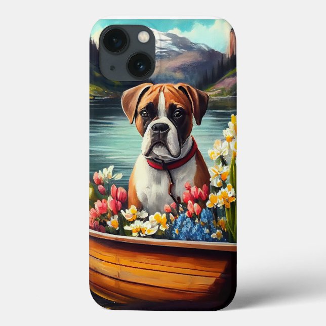Boxer auf einem Paddle: Ein Landschaftliches Abent Case-Mate iPhone Hülle (Rückseite)