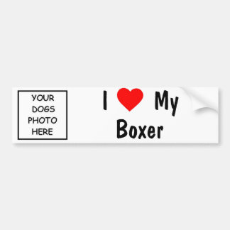 Boxer Autoaufkleber