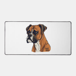 Boxer Bark Designs Punchy Grafik-Designs Schreibtischunterlage