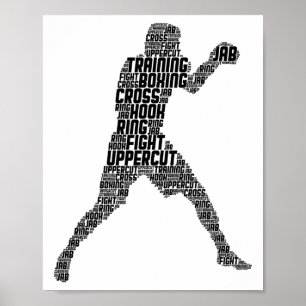Boxer Boxen Männer Kinder Jungen Jugend Poster