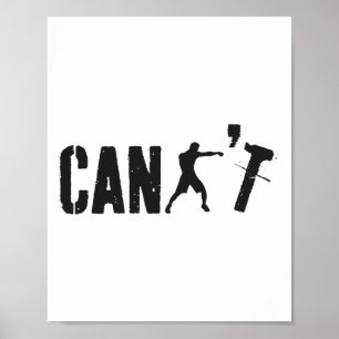 Boxer Boxer Boxer Boxer-Boxer-Spiel kann nicht lus Poster