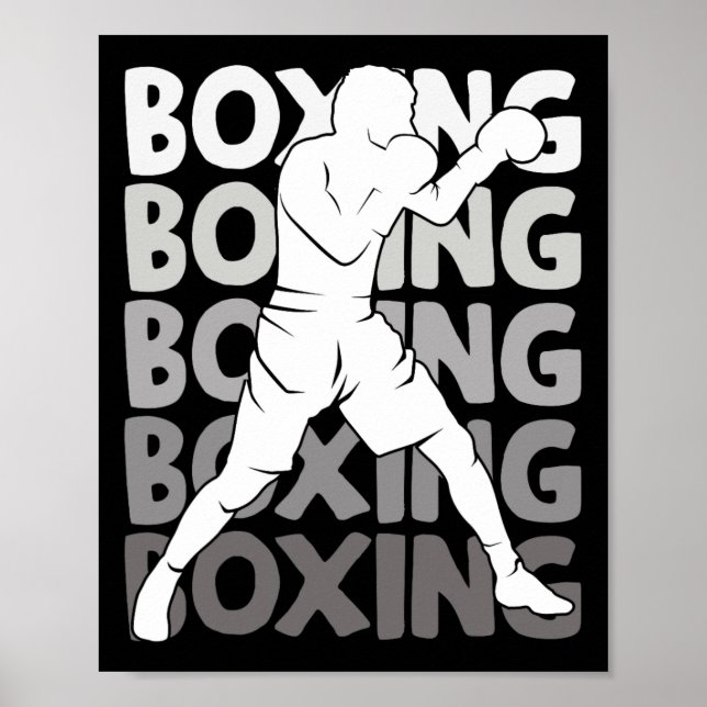 Boxer Boxer Boys Männer Kinder 2 Poster (Vorne)