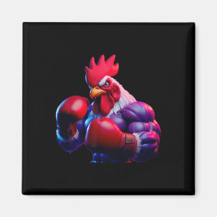 Boxer Boxer Kickboxer Mixed Martial Arts Kämpfer Magnet