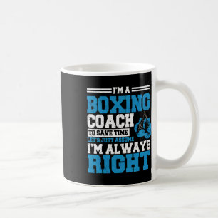 Boxer Boxer-Trainer-Trainer im Kampf Sportlehrer Kaffeetasse
