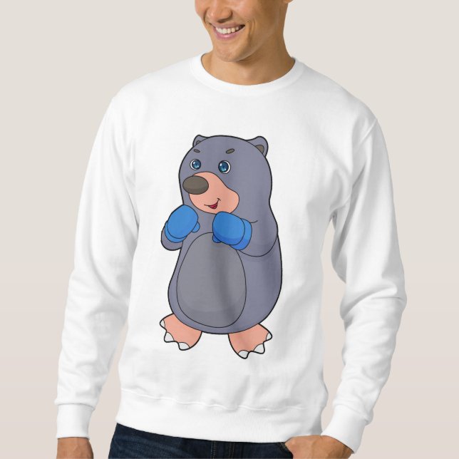 Boxer Boxhandschuhe für Mole Boxing Sweatshirt (Vorderseite)