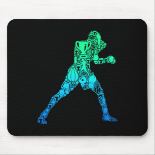 Boxer Boxing Men Boys Children Mousepad
