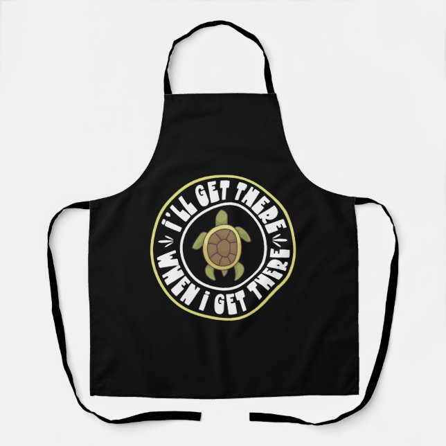 Boxer Boxing Turtle Sea Ocean Reptile Schürze (Vorderseite)