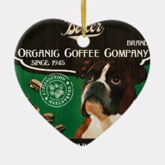 Boxer Brand – Bio-Kaffeeunternehmen Keramik Ornament