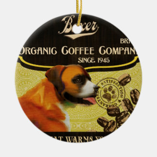 Boxer Brand – Bio-Kaffeeunternehmen Keramik Ornament