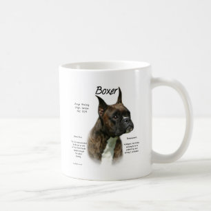 Boxer-(brindle) Geschichtsentwurf Kaffeetasse