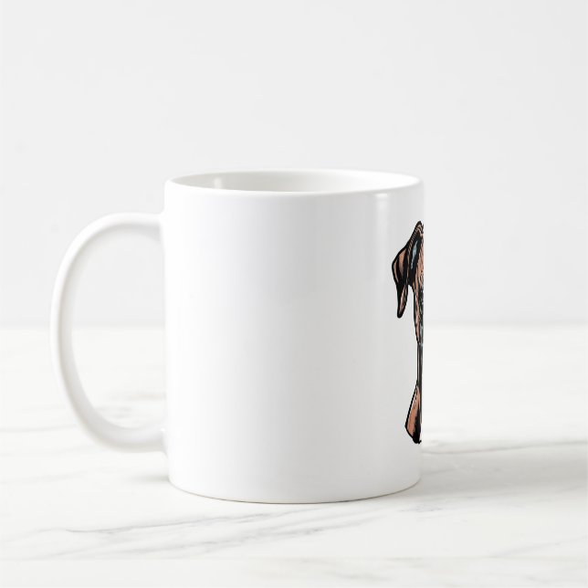 Boxer Buddy Humour Protective Kaffeetasse (Links)