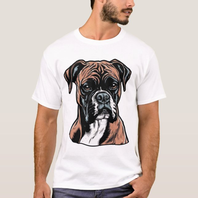 Boxer Buddy Humour Protective T-Shirt (Vorderseite)