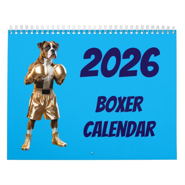 Boxer Calendar Kalender (Titelbild)
