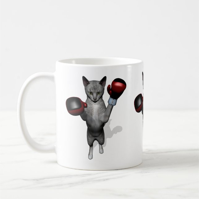 Boxer Cat Kaffeetasse (Links)