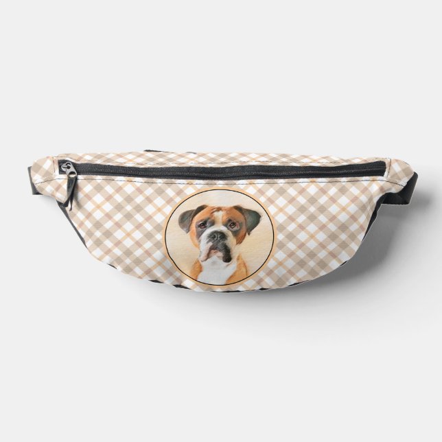 Boxer Chien Fawn Peinture non découpée Oar Cute Ch (Poser)