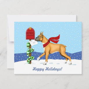 Boxer Christmas Mail Einladung