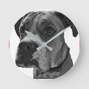 Boxer Clock Runde Wanduhr