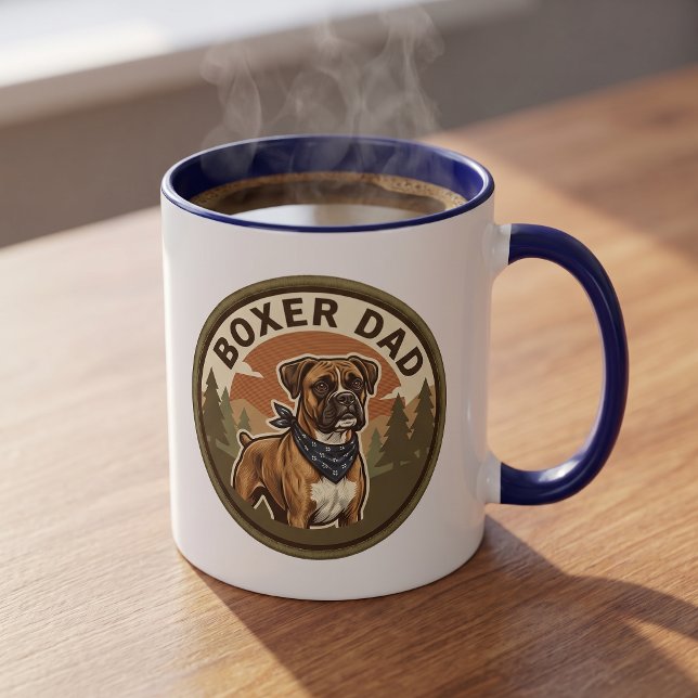 Boxer Dad Kaffeetasse | Boxer Hunde-Vater-Geschenk (Von Creator hochgeladen)