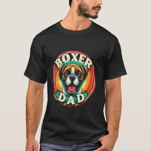 Boxer Dad Lustiger Boxer Hund Haustier Für Männer T-Shirt