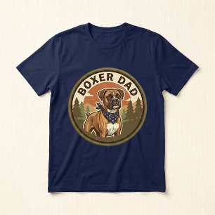 Boxer Dad Tri-Blend T-Shirt   Boxer-Hunde-Vater-Ge Shirt