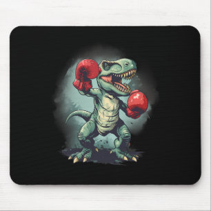 Boxer Dinosaur Boxing Dino Kickboxing T-rex Boxing Mousepad