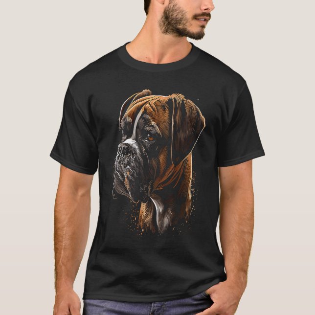Boxer Dog 3 T-Shirt (Vorderseite)