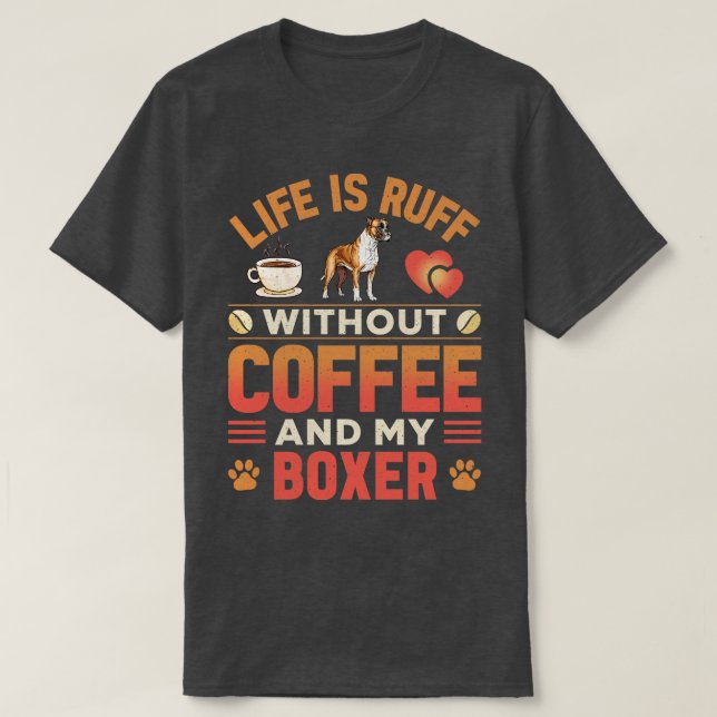 Boxer Dog 6 T-Shirt (Design vorne)