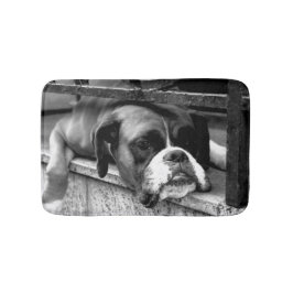 Boxer Dog auf Windows bmcna Badematte