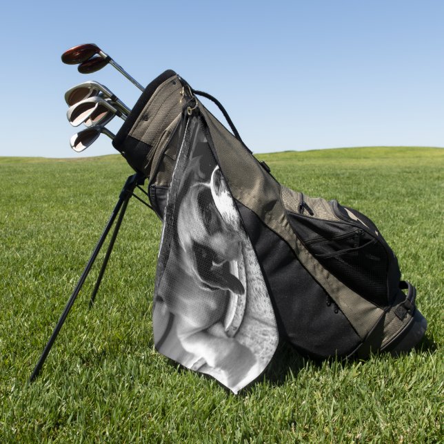 Boxer Dog auf Windows gtcna Golfhandtuch (Gras)