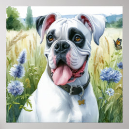 Boxer Dog Beauty Poster