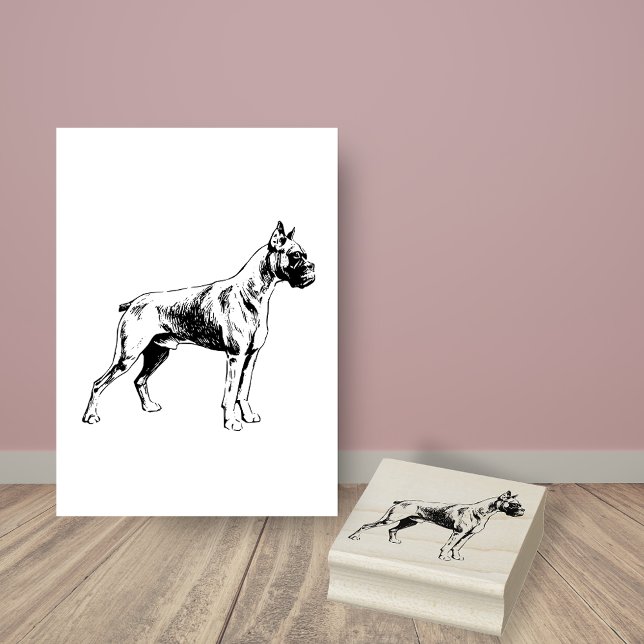 Boxer Dog Breed Gummistempel (Von Creator hochgeladen)