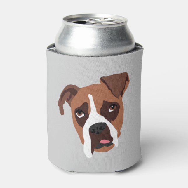 Boxer Dog Can Cooler Dosenkühler (Kanne Vorderseite)
