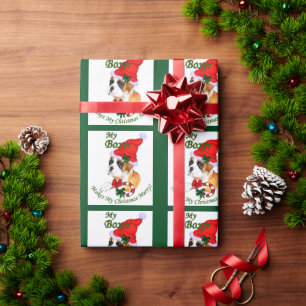 Boxer Dog Christmas Geschenkpapier
