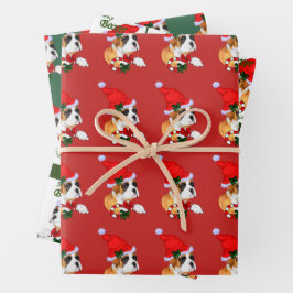Boxer Dog Christmas Geschenkpapier Set