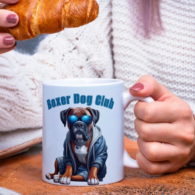 Boxer Dog Club Kaffeetasse (Von Creator hochgeladen)