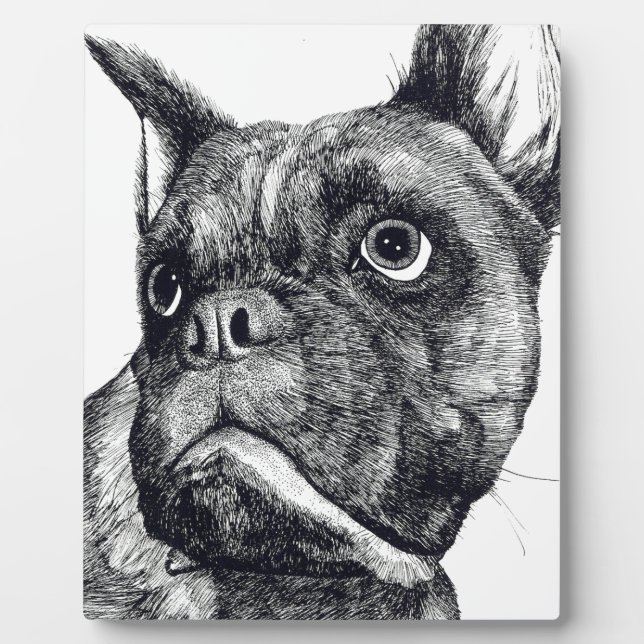 Boxer Dog Cutness Fotoplatte (Vorderseite)