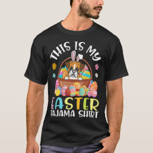 Boxer Dog Eier Basket glücklich zu mir Das ist mei T-Shirt