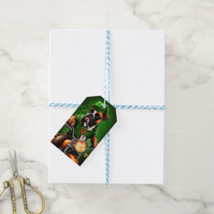 Boxer Dog Fahrrad St. Patrick's Day Geschenkanhänger