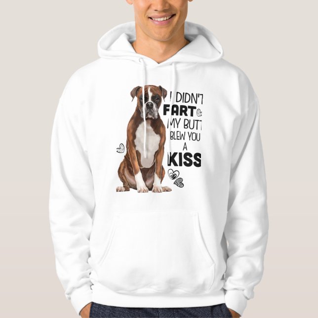 Boxer Dog Geschenke Hoodie (Vorderseite)