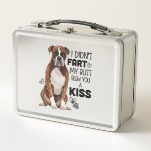 Boxer Dog Geschenke Metall Brotdose